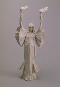 Dancer met fakkels van een tafelstuk, Sevres, 1900